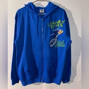 Looney Tunes hoodie zip up sweater